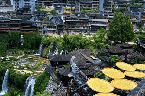 Zhangjiajie: Mengdong River Rafting & Furong Town Tour