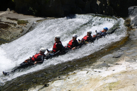 Canyoning and bodyrafting in the Alcantara River