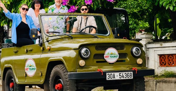 Hanoi Jeep Tour: City Highlights, Train St & Countryside