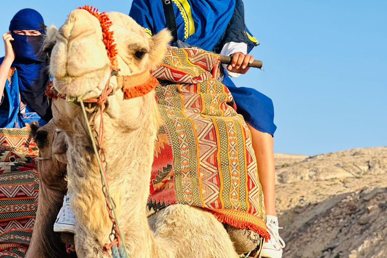 Agadir/Taghazout: Sunset Camel Ride with BBQ and Music Show