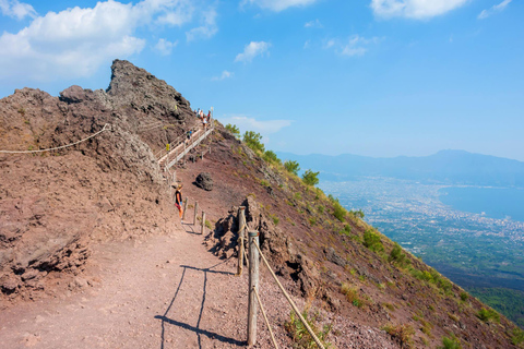 Från Neapel: Dagsutflykt till Pompeji och Vesuvius