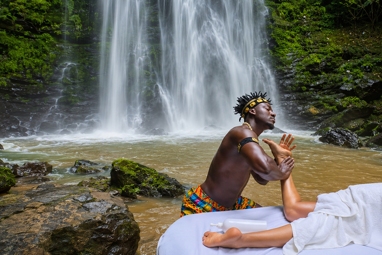 Waterfalls Massage with Aburi Gardens & Cocoa Farm Tour