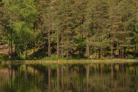 Promenade sur le lac et feu de camp