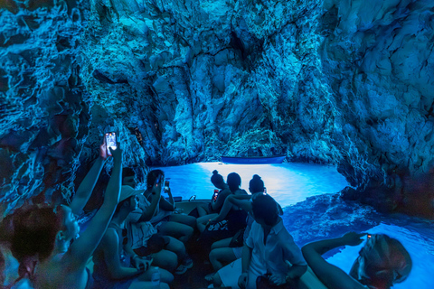 Blauwe Grot &amp; Hvar Eiland dagtour van Split of TrogirRondleiding vanuit Trogir