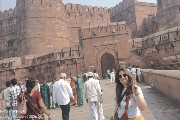 From Jaipur: Full-Day Agra Trip by Car with Guide From Jaipur: Tour with Car, Driver, and Guide Only