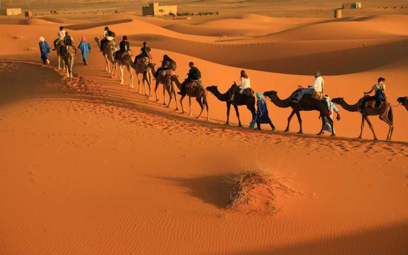 from Marrakech to Fes: 3 days group desert tour & camel trek