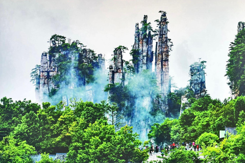 Zhangjiajie Private Day Tour: Rice Terraces,Elevator &Avatar Opt C: Private Transfer and Tour Guide – Downtown