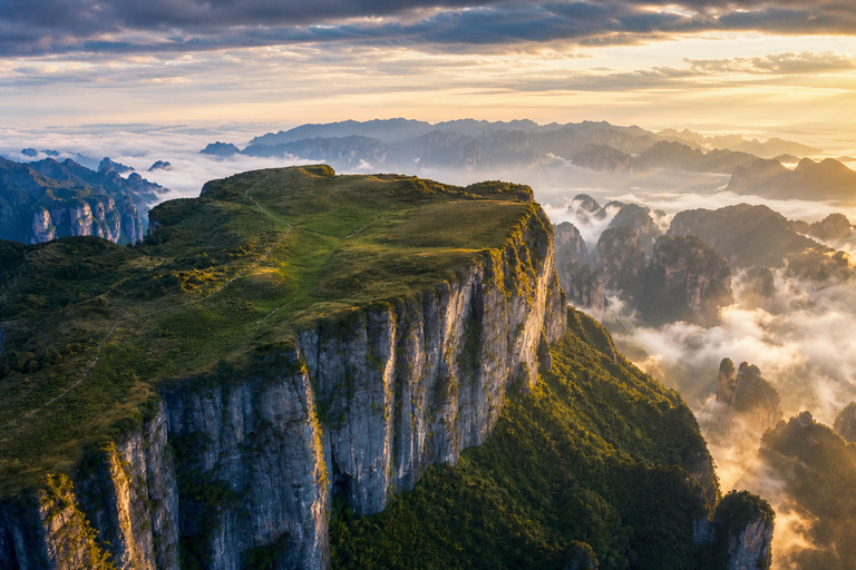 Zhangjiajie: Qixing Mountain Tickets & Adventure Options Cliff Hammock Via Ferrata Route