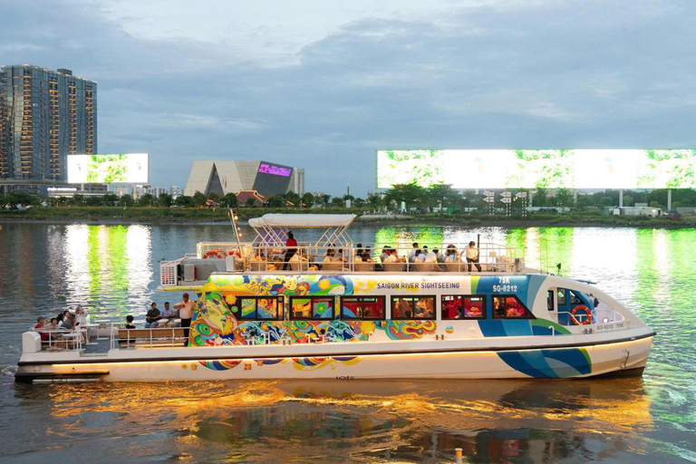 HCM: Saigon River Sightseeing Cruise with Live Music River seat