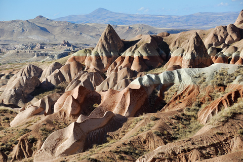 Cappadocië kijken naar de zonsondergang met wijn in de Rode Vallei