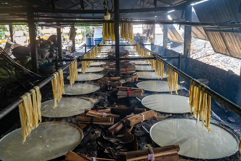 Phnom Penh: Silk Island & Evening Foodie Full Day Tour Haft-Day Tour: Silk Island + English Guide