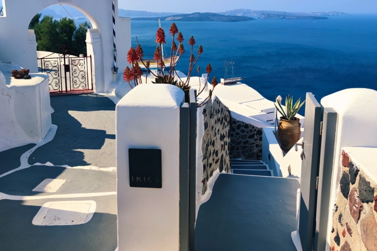 Santorini: Firostefani & Oia Village Minibus Panoramische TourSemi-privérondleiding van 3 uur