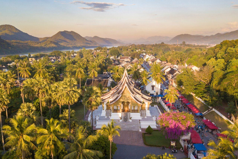 Luang Prabang: Almsgiving, Temples, and Market Tour