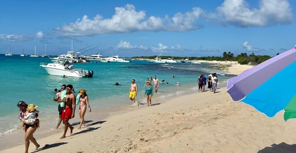 From San Juan: Transportation & Boat to Icaco Island
