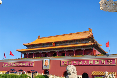Tiananmen, Forbidden City & Treasure Museum Half Day Tour Tiananmen Square Reservation only ( No guide )