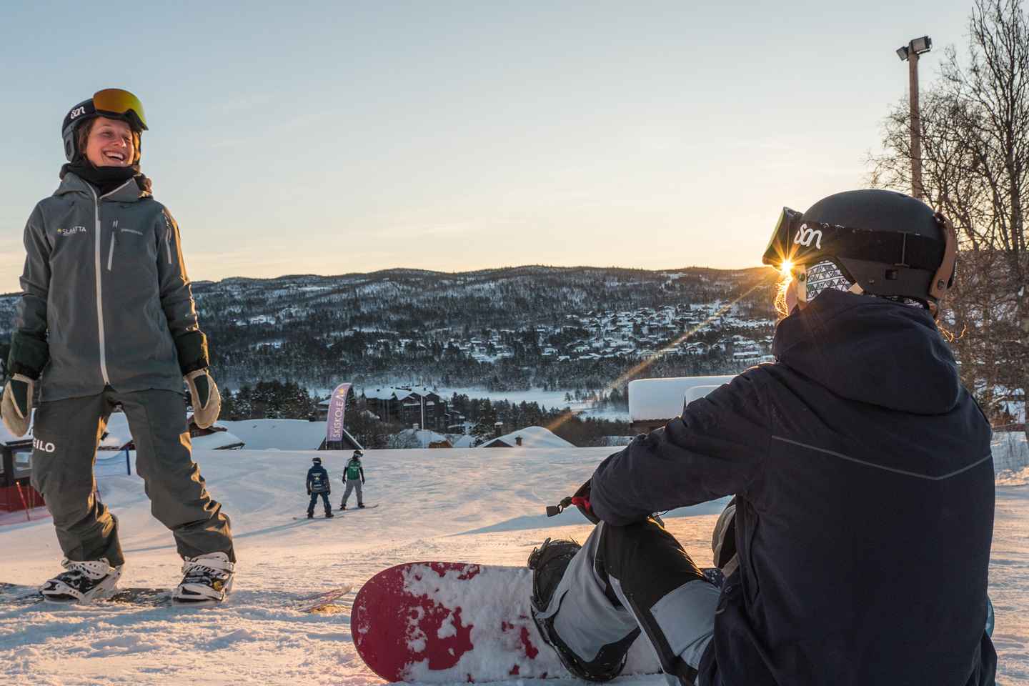 Geilo: Prueba de snowboard
