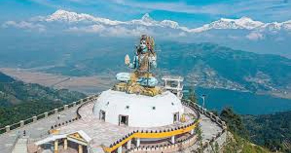 Verdensfreds stupa og Shiva statue tur fra Pokhara søen GetYourGuide