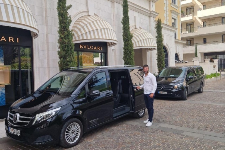 Private Transfer from Tivat airport to Kotor Private Transfer by Luxury Van from Tivat airport to Kotor