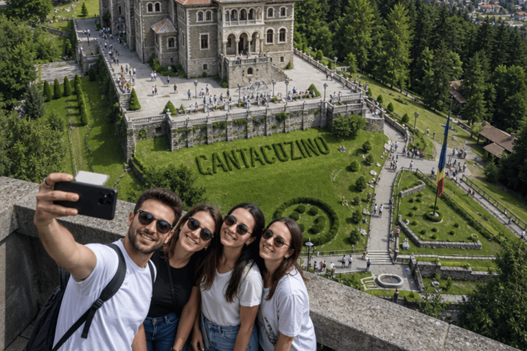 From Bucharest: Peleș and Bran Castles & Brașov Day Trip