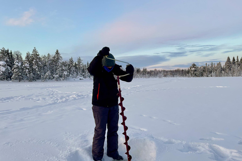 Levi: Ice Fishing Trip in a small group