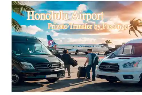 Private Transfer waikiki to HNL airport * 1-12 passenger*