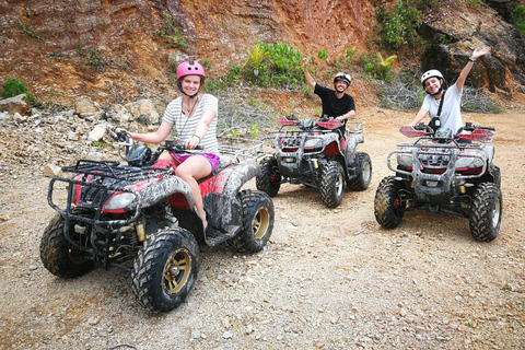 Krabi : Zipline, quad et escalade à la cordeJournée entière de zipline