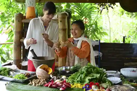 Luang Prabang : Cours de cuisine à l'ancien palais royal