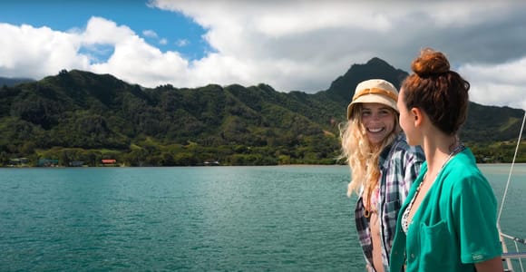 Oahu: Molii Fishpond and Kaneohe Bay Catamaran Tour