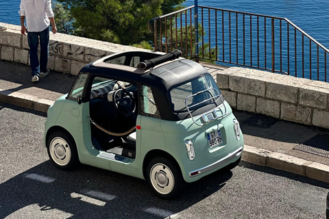 Nizza: Geführte Tour mit einem offenen Elektroauto an der Côte d&#039;Azur!