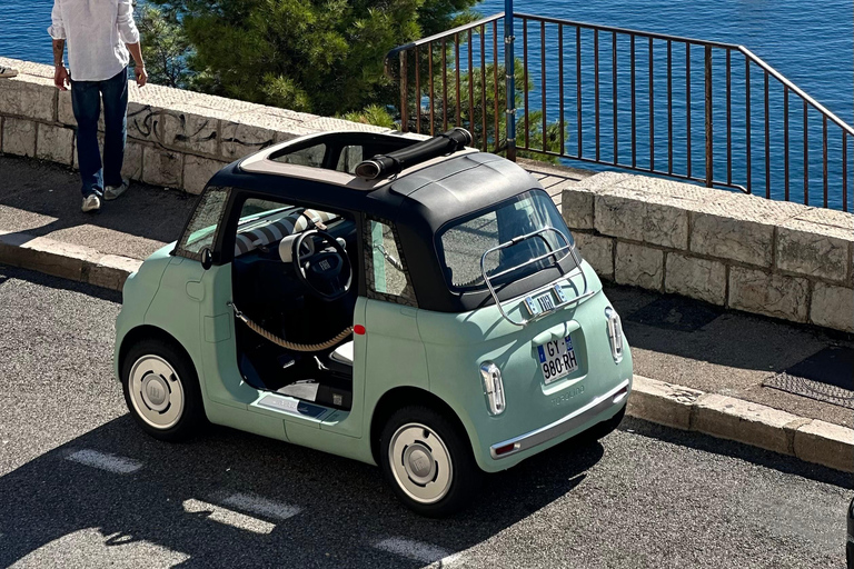 Nizza: Geführte Tour mit einem offenen Elektroauto an der Côte d&#039;Azur!