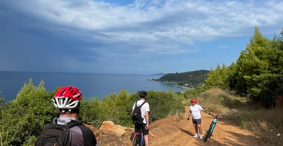 Halkidiki Kassandra South Guided Mountain E-Bike Tour