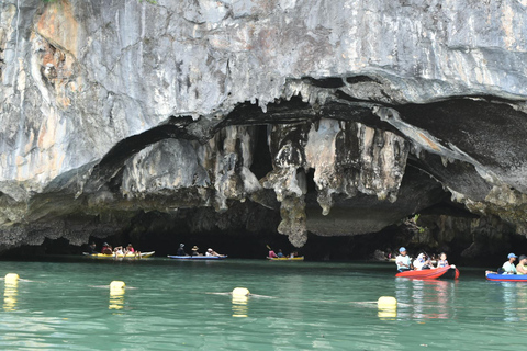 Desde Phuket: Excursión a la isla de James Bond y piragüismo en Big Boat