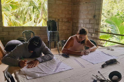 Galle: meesterworkshop batik makenGalle: Masterworkshop batik maken