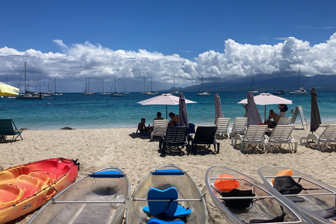 ILET GOSIER: visita o ilet du gosier num caiaque transparente