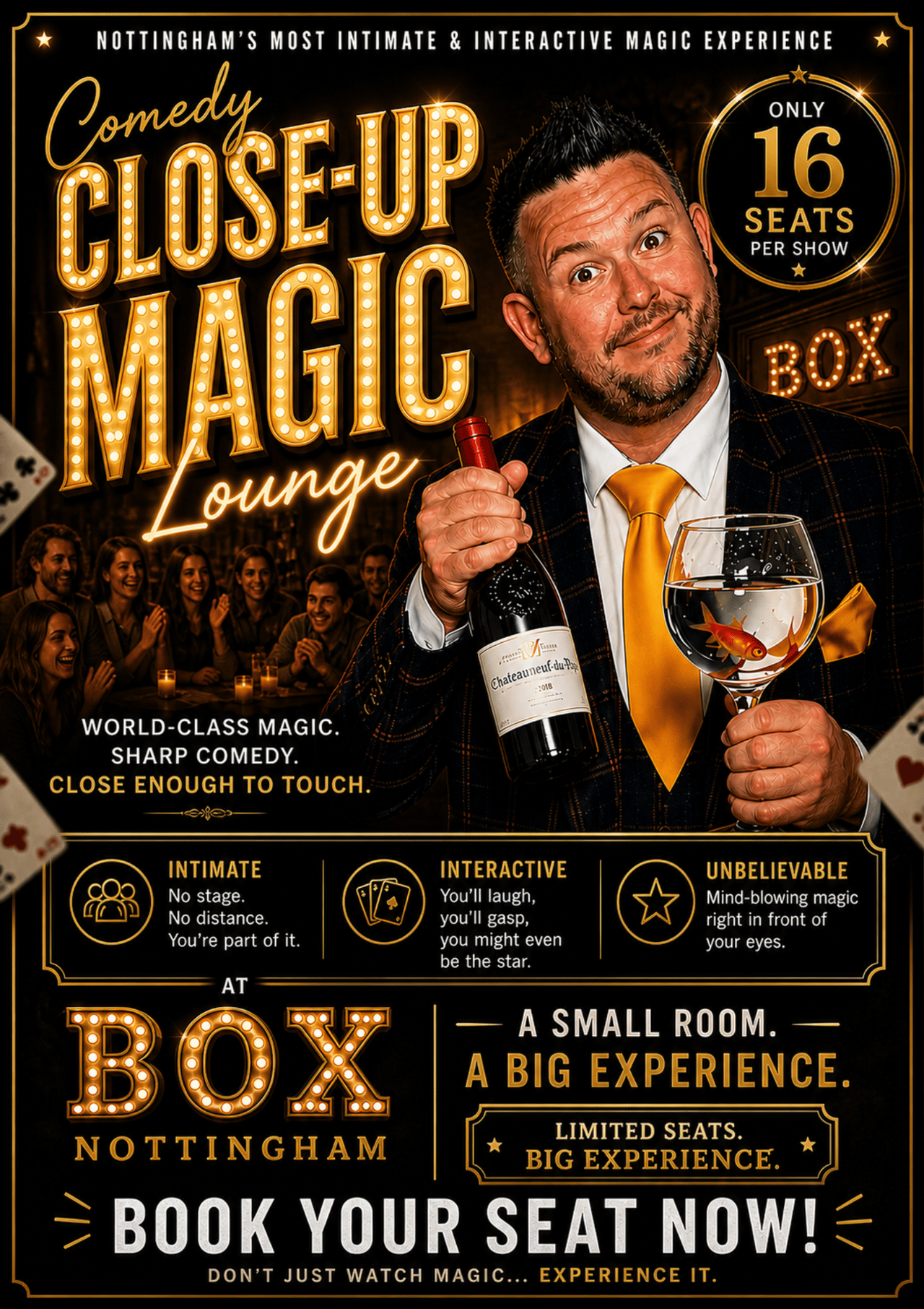 Comedy Close-Up Magic Lounge (Intimes Erlebnis)