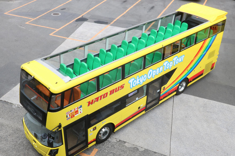 Tokyo: 60min Panoramic Open Top Bus Tour with Audio Guide