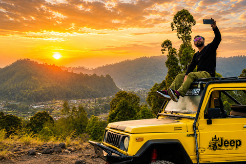 Bali: Mount Batur Jeep, Hotspring And Ubud Waterfall Tour All Included In This Option