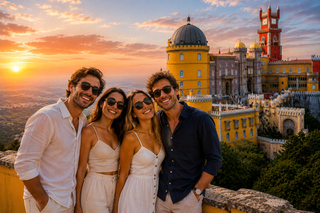 Sintra Premium: Pena, Regaleira & Cascais – Small Group Tour