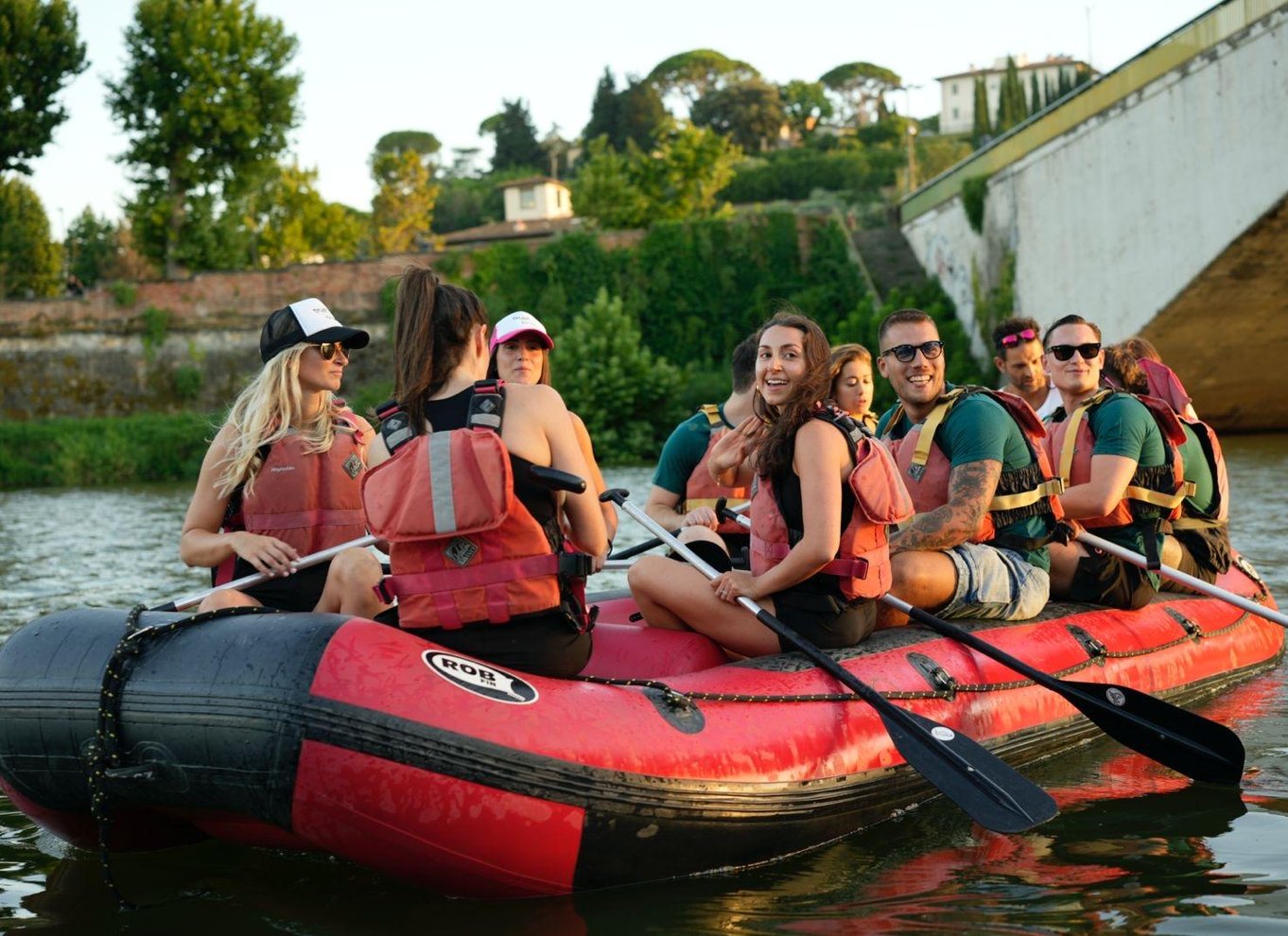 Firenze: Panoramisk raftingtur med Pontevecchio og byens seværdigheder