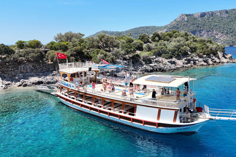 Fethiye: Butterfly Valley & Blue Bays Boat Cruise Fethiye Ölüdeniz Boat without Hotel Transfer