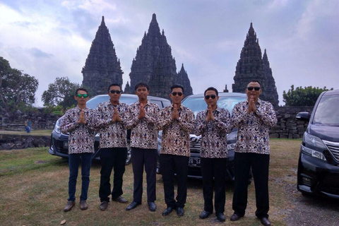 SUNRISE AT VIEWPOINT, BOROBUDUR &amp; PRAMBANAN