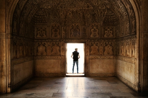 Agra : Visite privée d'une demi-journée du Taj Mahal et du Fort d'AgraOption tout compris