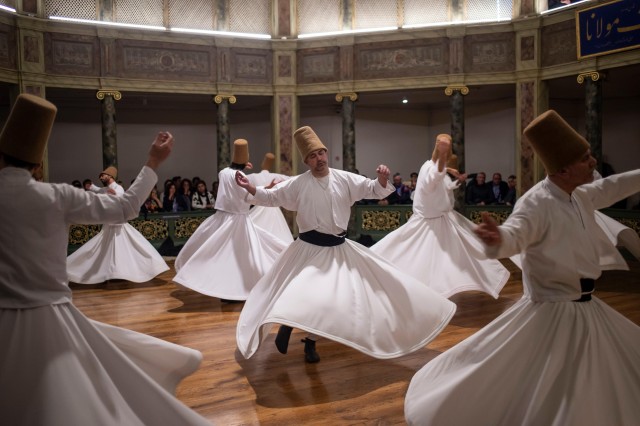 Visit Cappadocia Mystical Rhythms Whirling Dervish Show in Göreme, Turkey
