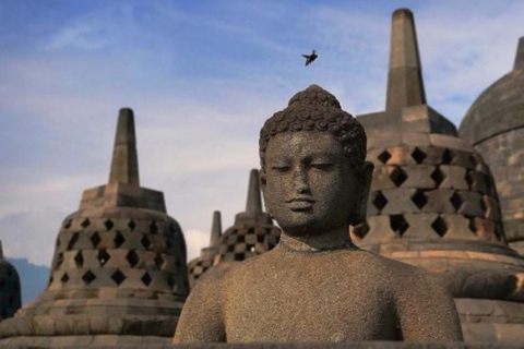 Borobudur klättra upp och Prambanan dagstur