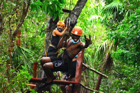 Cancún: Beste ATV, ziplinen en Cenote zwemmen met lunchENKELE ATV VAN TULUM