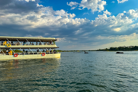 Riversong Sunset Luxury Zambezi Cruise (croisière de luxe au coucher du soleil sur le Zambèze)Option luxe au coucher du soleil