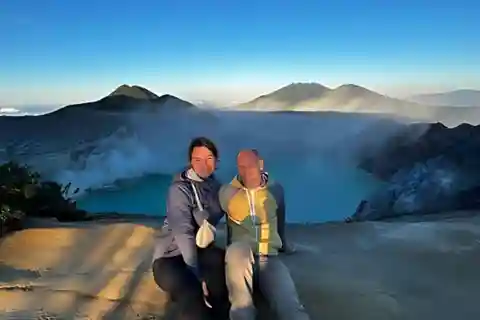Mount Ijen Sunrise Trek :Blue Flames and Crater views