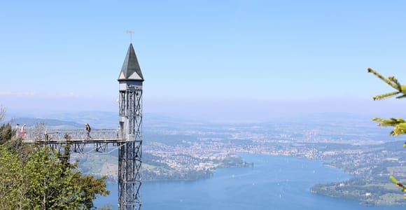 Bürgenstock Cliff Walk and Hammetschwand Lift from Lucerne