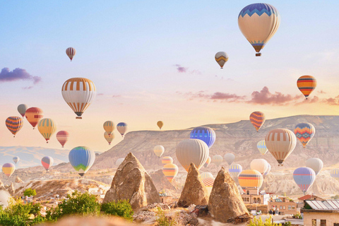 2-Day Cappadocia & Sunrise Balloon Tour from Antalya