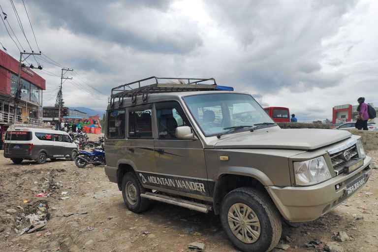 Transfert en Jeep de Katmandou à Salleri.